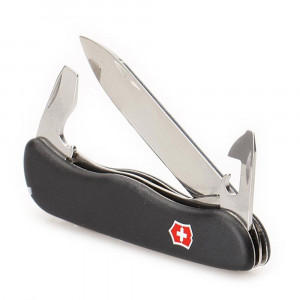 Нож перочинный Victorinox Picknicker, 111 мм, 11 функций, рукоять нейлон, черный