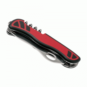 Нож перочинный Victorinox Forester, 111 мм, 10 функций, рукоять нейлон, красно-черный