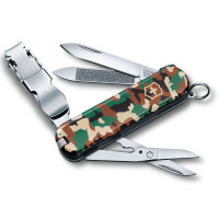 Нож-брелок Victorinox NailClip 580, 65 мм, 8 функций, рукоять пластик, камуфляж Нож-брелок Victorinox NailClip 580, 65 мм, 8 функций, рукоять пластик, камуфляж