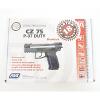 Пневматический пистолет ASG CZ 75 P-07 Duty Dual Tone Пневматический пистолет ASG CZ 75 P-07 Duty Dual Tone