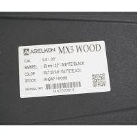 Пневматическая винтовка Aselkon MX-5 (дерево, PCP, 3 Дж) 5,5 мм